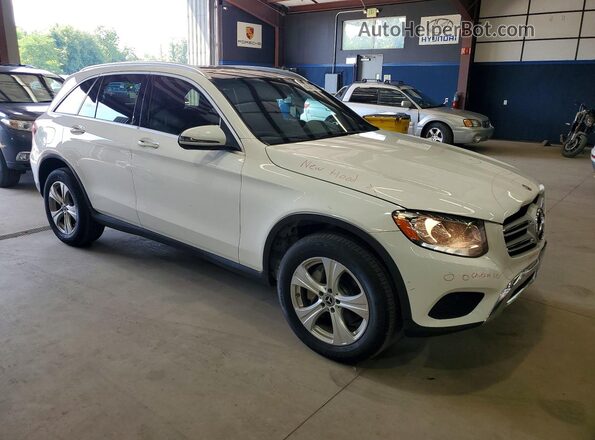 WDC0G4KB4JV034829 2018 MERCEDES-BENZ GLC-CLASS Белый Передняя правая четверть