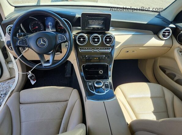 WDC0G4KB4JV061576 2018 MERCEDES-BENZ GLC-CLASS White Dashboard view