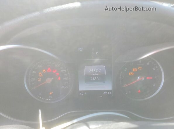 WDC0G4KB4KF596564 2019 MERCEDES-BENZ GLC-CLASS Blue Vista del cuadro de instrumentos