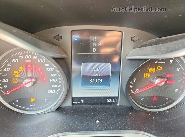 WDC0G4KB5JV091699 2018 MERCEDES-BENZ GLC-CLASS Blue Instrument cluster view