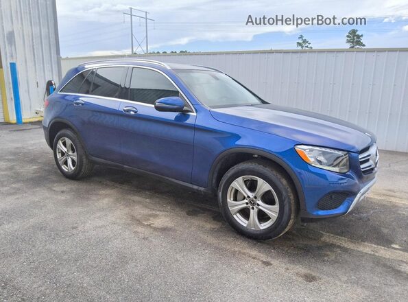 WDC0G4KB5JV098099 2018 MERCEDES-BENZ GLC-CLASS Blue Przód prawy