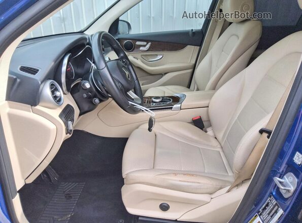 WDC0G4KB5JV098099 2018 MERCEDES-BENZ GLC-CLASS Blue Widok wnętrza z przodu