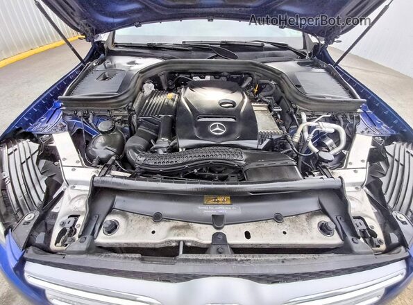 WDC0G4KB5JV098099 2018 MERCEDES-BENZ GLC-CLASS Blue Widok komory silnika