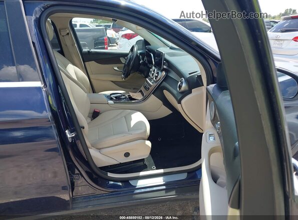 WDC0G4KB5KF623187 2019 MERCEDES-BENZ GLC 300 Blue Вид салону спереду