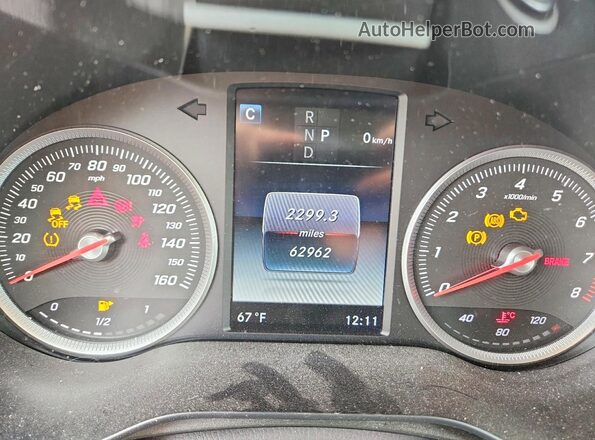 WDC0G4KB6GF086577 2016 MERCEDES-BENZ GLC-CLASS Charcoal Вид щитка приладів