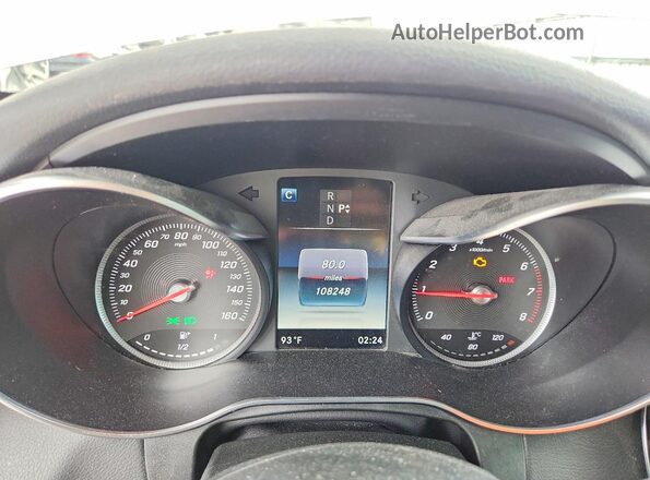 WDC0G4KB6HF114847 2017 MERCEDES-BENZ GLC-CLASS White Widok zestawu wskaźników