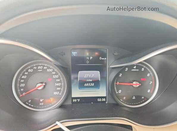 WDC0G4KB6JV035626 2018 MERCEDES-BENZ GLC-CLASS Silver Vista del cuadro de instrumentos