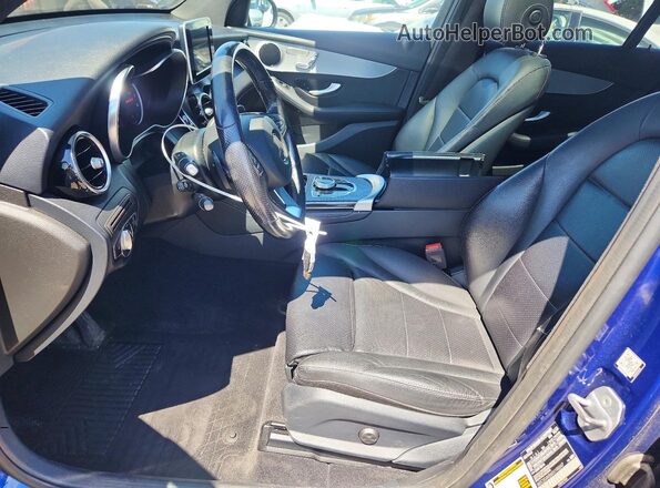 WDC0G4KB6KV190047 2019 MERCEDES-BENZ GLC-CLASS Blue წინა სალონის ხედი