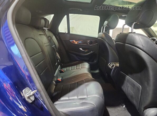 WDC0G4KB6KV196222 2019 MERCEDES-BENZ GLC-CLASS Blue Vista interior trasera