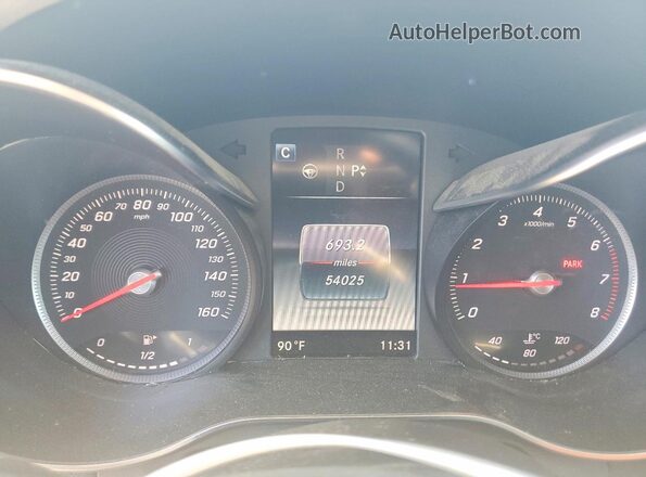 WDC0G4KB7GF106688 2016 MERCEDES-BENZ GLC-CLASS Black Vista del cuadro de instrumentos