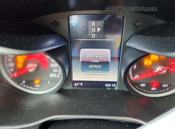 WDC0G4KB7HF140874 2017 MERCEDES-BENZ GLC-CLASS Black Vista del cuadro de instrumentos