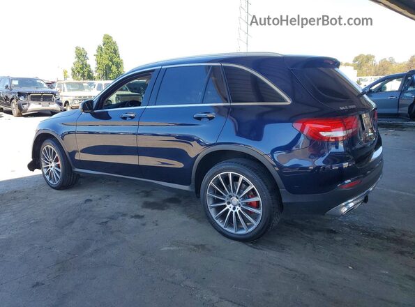 WDC0G4KB7HF146271 2017 MERCEDES-BENZ GLC-CLASS Синий Задняя левая четверть