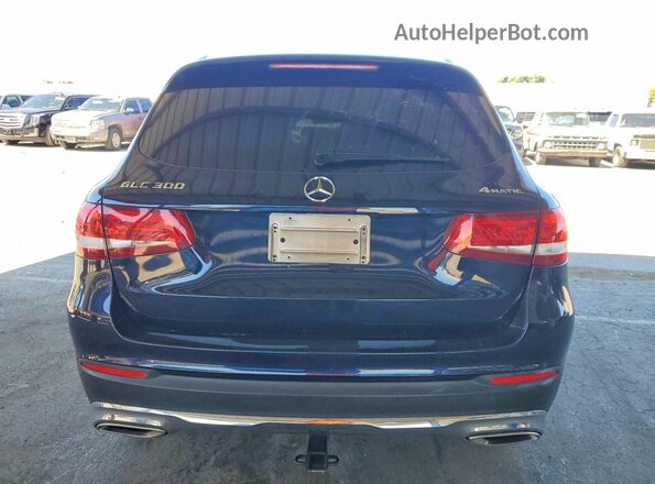 WDC0G4KB7HF146271 2017 MERCEDES-BENZ GLC-CLASS Синий Вид сзади