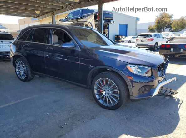 WDC0G4KB7HF146271 2017 MERCEDES-BENZ GLC-CLASS Синий Передняя правая четверть