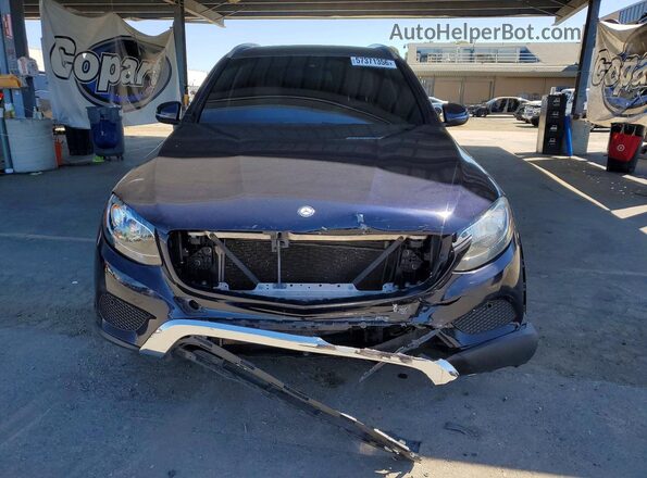WDC0G4KB7HF146271 2017 MERCEDES-BENZ GLC-CLASS Синий Вид спереди