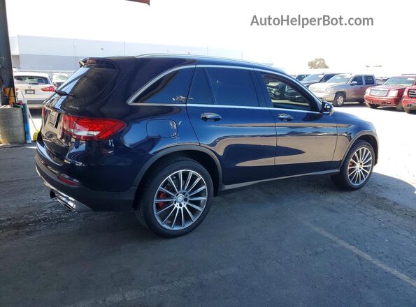 WDC0G4KB7HF146271 2017 MERCEDES-BENZ GLC-CLASS Синий Задняя правая четверть