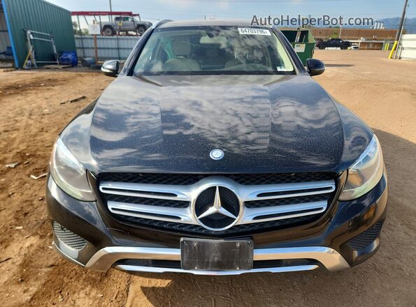 WDC0G4KB7HF149798 2017 MERCEDES-BENZ GLC-CLASS Black Widok z przodu
