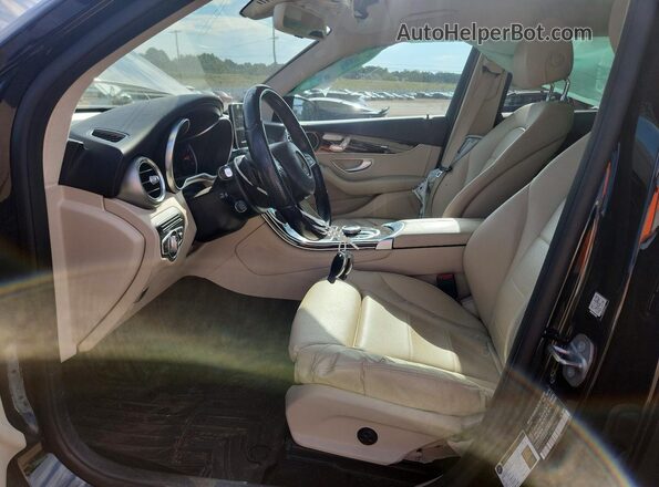 WDC0G4KB7HF149798 2017 MERCEDES-BENZ GLC-CLASS Black Widok wnętrza z przodu