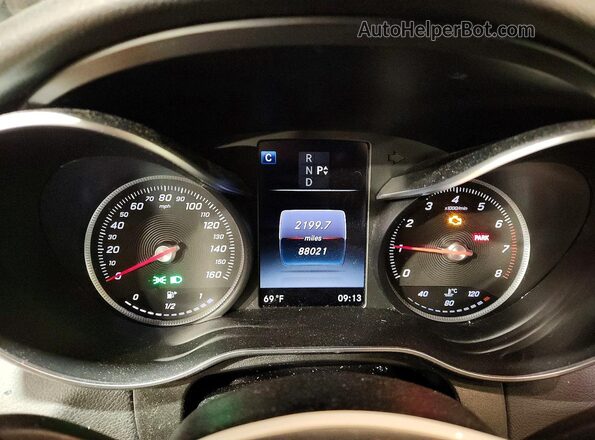 WDC0G4KB7HV006551 2017 MERCEDES-BENZ GLC-CLASS Black Vista del cuadro de instrumentos