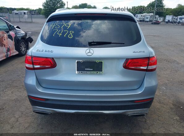 WDC0G4KB7HV007120 2017 MERCEDES-BENZ GLC 300 Light Blue 