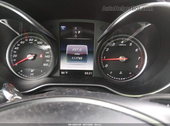 WDC0G4KB7JV055710 2018 MERCEDES-BENZ GLC 300 White Vista de los asientos traseros