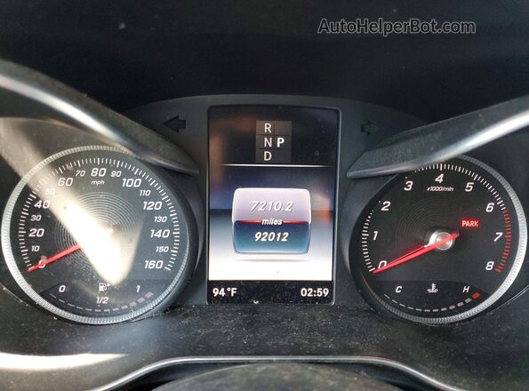 WDC0G4KB7KV123456 2019 MERCEDES-BENZ GLC-CLASS Silver Vista del cuadro de instrumentos