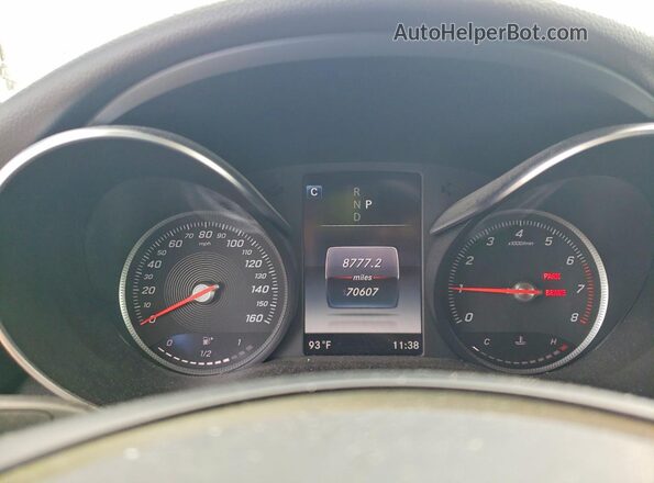 WDC0G4KB7KV143349 2019 MERCEDES-BENZ GLC-CLASS Silver Vista del cuadro de instrumentos