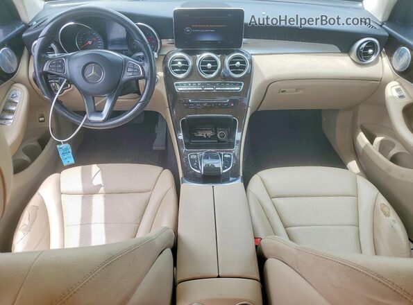 WDC0G4KB8HV013458 2017 MERCEDES-BENZ GLC-CLASS White Widok deski rozdzielczej