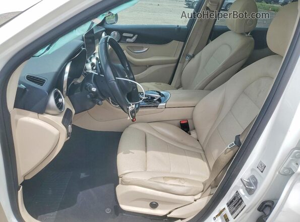 WDC0G4KB8HV013458 2017 MERCEDES-BENZ GLC-CLASS White Widok wnętrza z przodu