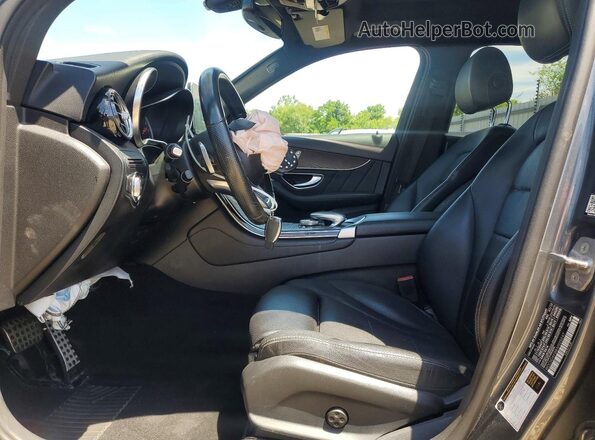 WDC0G4KB8JV025597 2018 MERCEDES-BENZ GLC-CLASS Gray Widok wnętrza z przodu