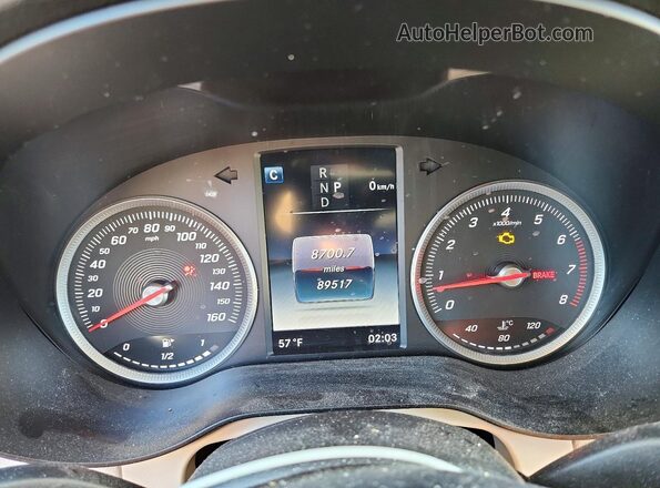 WDC0G4KB9GF059471 2016 MERCEDES-BENZ GLC-CLASS Black Instrument cluster view