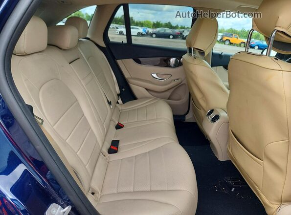 WDC0G4KB9HF199392 2017 MERCEDES-BENZ GLC-CLASS Blue Widok tylnych siedzeń
