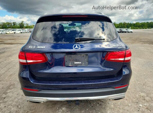 WDC0G4KB9HF199392 2017 MERCEDES-BENZ GLC-CLASS Blue Widok z tyłu