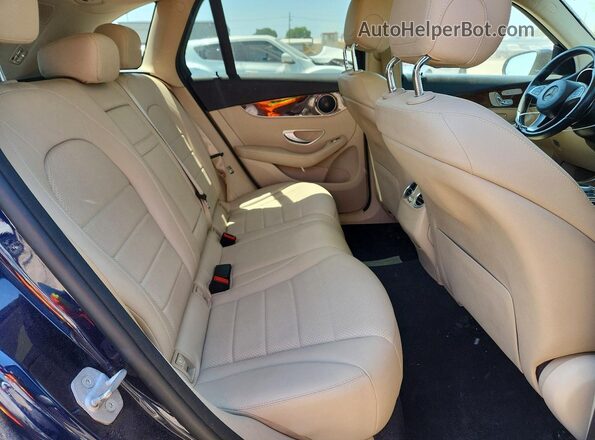 WDC0G4KBXHV007435 2017 MERCEDES-BENZ GLC-CLASS Blue Հետևի նստատեղերի տեսք