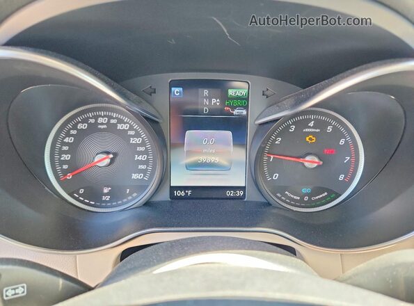 WDC0G5EB3KF565663 2019 MERCEDES-BENZ GLC-CLASS Cream Widok zestawu wskaźników