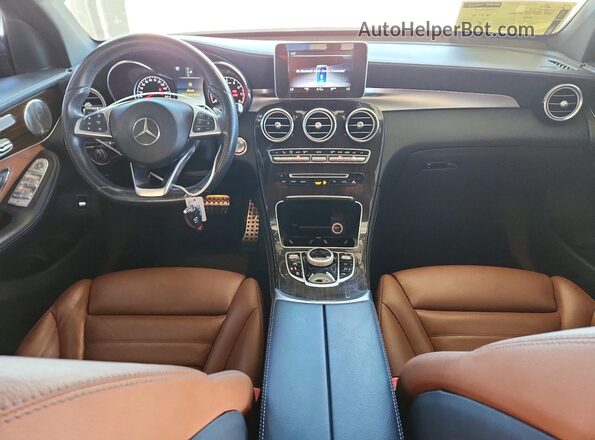 WDC0G6EB3JF397771 2018 MERCEDES-BENZ GLC-CLASS Blue Widok deski rozdzielczej