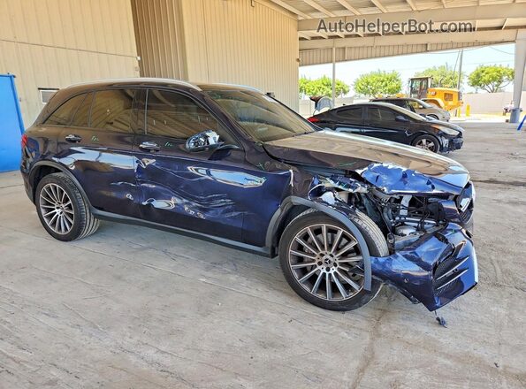 WDC0G6EB3JF397771 2018 MERCEDES-BENZ GLC-CLASS Blue Przód prawy