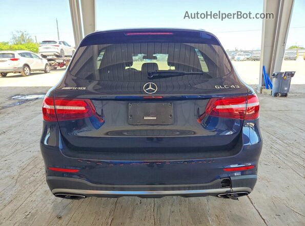 WDC0G6EB3JF397771 2018 MERCEDES-BENZ GLC-CLASS Blue Widok z tyłu