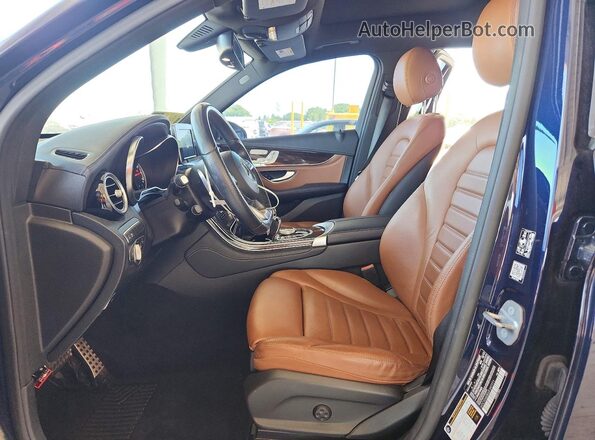 WDC0G6EB3JF397771 2018 MERCEDES-BENZ GLC-CLASS Blue Widok wnętrza z przodu