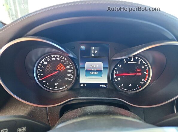 WDC0G6EB3JF397771 2018 MERCEDES-BENZ GLC-CLASS Blue Widok zestawu wskaźników