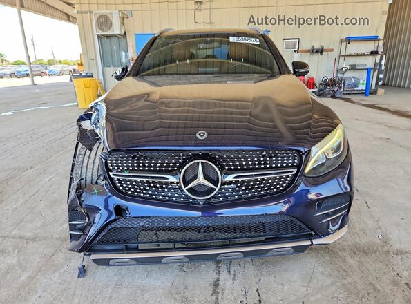WDC0G6EB3JF397771 2018 MERCEDES-BENZ GLC-CLASS Blue Widok z przodu