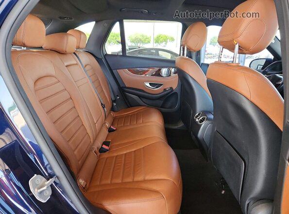 WDC0G6EB3JF397771 2018 MERCEDES-BENZ GLC-CLASS Blue Widok tylnych siedzeń