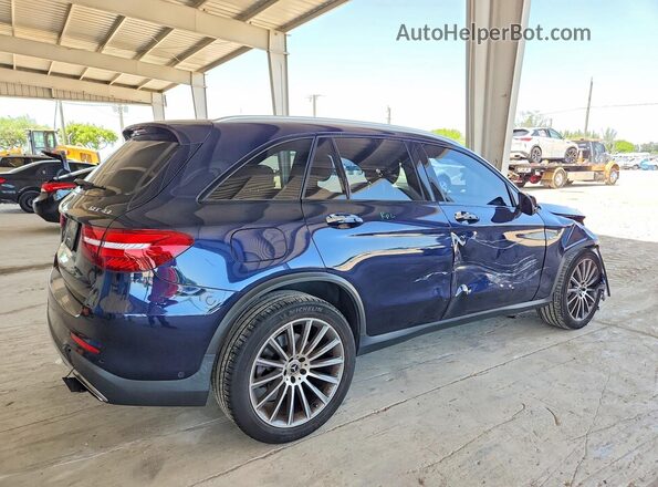 WDC0G6EB3JF397771 2018 MERCEDES-BENZ GLC-CLASS Blue Tył prawy