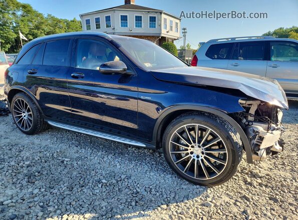WDC0G6EB7HF244160 2017 MERCEDES-BENZ GLC-CLASS Blue Передня права чверть