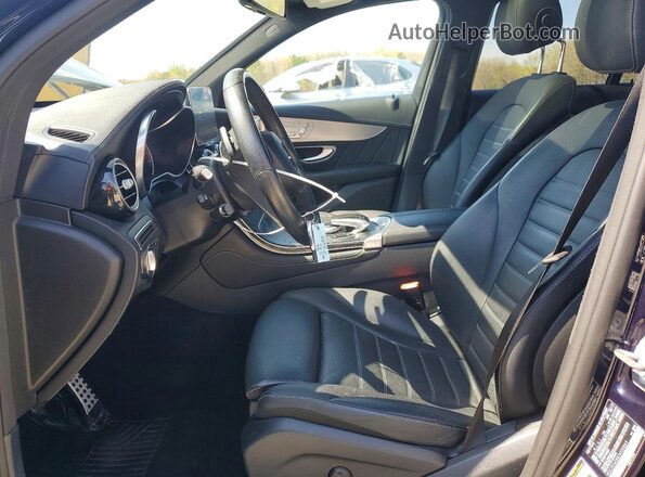 WDC0G6EB8JV030869 2018 MERCEDES-BENZ GLC-CLASS Blue Widok wnętrza z przodu