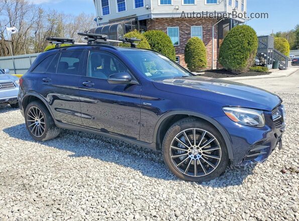 WDC0G6EB8JV030869 2018 MERCEDES-BENZ GLC-CLASS Blue Przód prawy