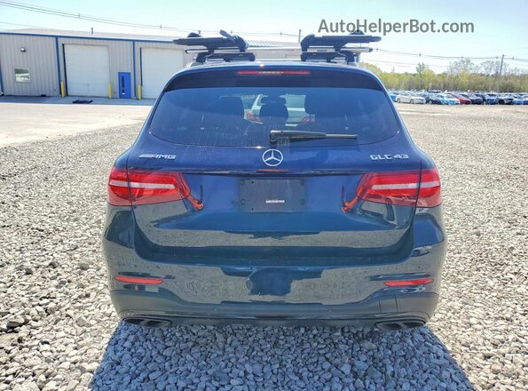 WDC0G6EB8JV030869 2018 MERCEDES-BENZ GLC-CLASS Blue Widok z tyłu