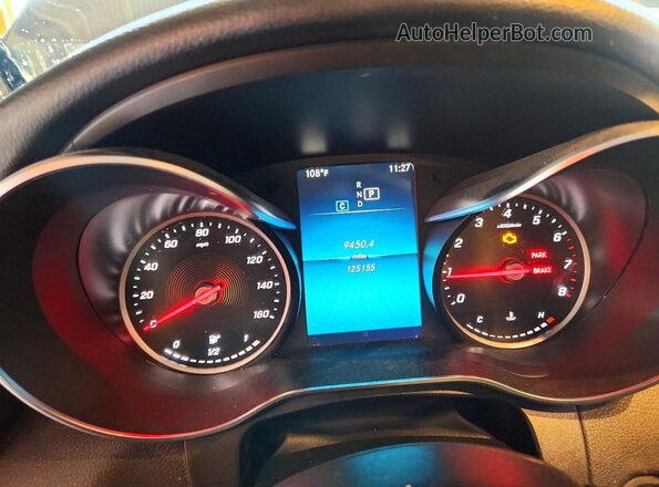 WDC0G8DB4LF694399 2020 MERCEDES-BENZ GLC-CLASS Black ხელსაწყოთა პანელის ხედი