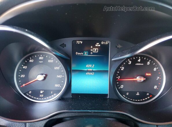 WDC0G8DB7LF721644 2020 MERCEDES-BENZ GLC-CLASS Black Instrument cluster view