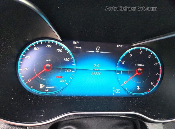 WDC0G8EB0LF675282 2020 MERCEDES-BENZ GLC-CLASS Silver Vista del cuadro de instrumentos